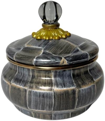MACKENZIE-CHILDS Sophisticheck Squashed Pot by Unknown