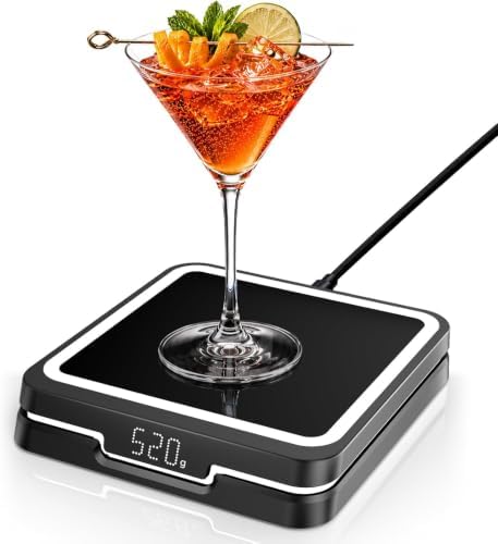 Kiddush Cups&Sets KAVAZ Smart Cocktail Maker with LED Pour Guidance, Black by KAVAZ
