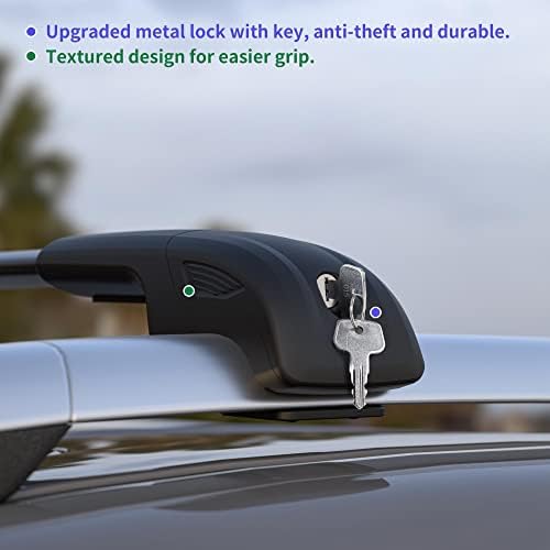 FLYCLE 300LBS Roof Rack Cross Bars Lockable for 2013-2018 Toyota RAV4 - Image 5