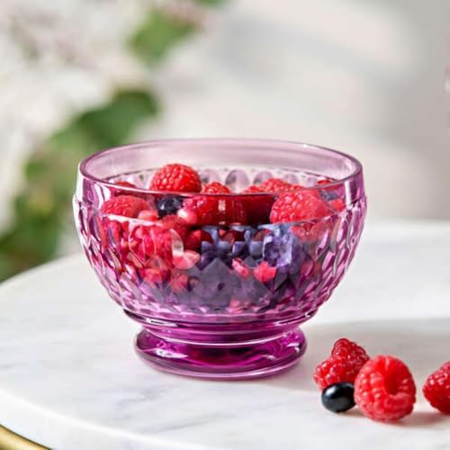 Villeroy & Boch Boston Glass Bowl Set of 4, Blue - Image 6