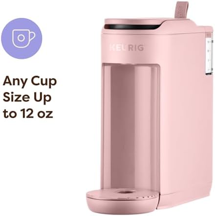 Keurig K-Mini Mate Single Serve K-Cup Pod Coffee Maker, Brews Up to 12 oz Cup, Compact Portable Coffee Machine for Small Spaces, Great for Dorms & Offices, Pink Sands - Image 3