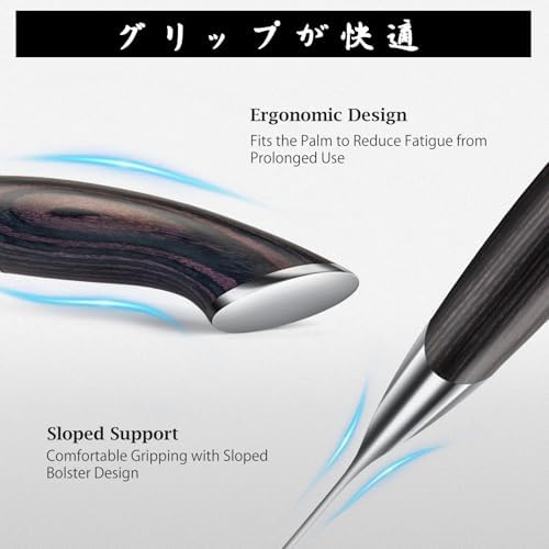 HOSHANHO 5 inch Tomato Knife, Ultra Sharp Japanese Tomato Slicer Knife - Image 3