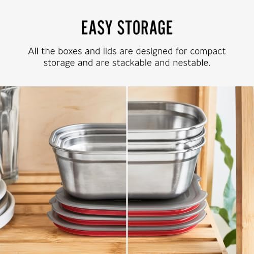 BLACK + BLUM Stainless Steel Lunch Box | Microwave Safe Container | 47 oz - Image 4