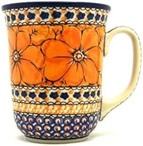 Polish Pottery Mug - 16 oz. Bistro - Unikat Signature U408B by Polish+Pottery+Gallery