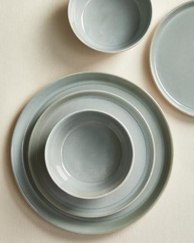 Pokini Ceramic Plates and Bowls Sets for 8, 24pcs Dinnerware Sets, Dish Set - Image 3