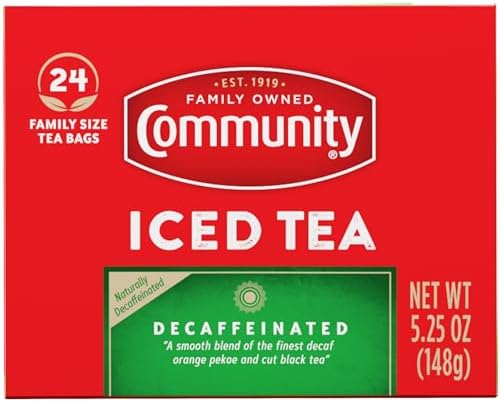 Community Coffee Decaf Tea, 24 Family Size Tea Bags (Pack of 1) - Image 3