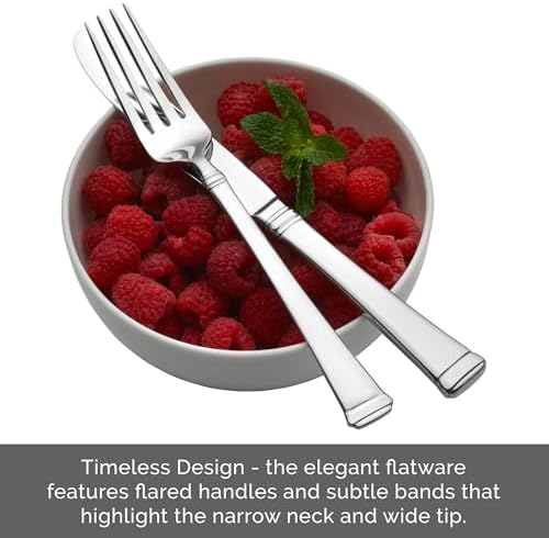 Mikasa, Harmony Flatware Service for 4, 20 Piece Set, 18/10 Stainless Steel Silverware Set - Image 5