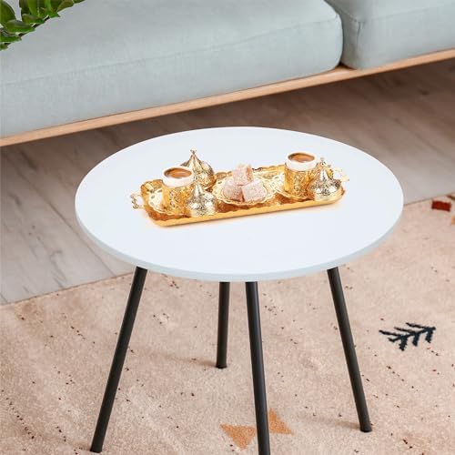 Alisveristime Premium Turkish Coffee Set - 12-Person Turkish Coffee, Cezve, 2-Person Cups, Delight Bowl, and Tray (4 Colors) (Gold) - Image 4