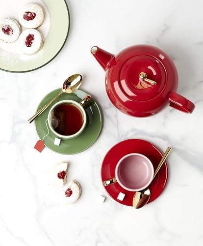 kate spade new york Make It Pop Drinkware Collection, Cup & Saucer Sets, Multicolor 8-Piece Set - Image 6