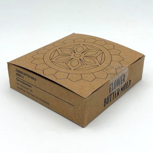 Polart, Flower Butter Mold - Polish Decorative Flower Wooden Molds for Dairy Making Supplies, Homemade Butter Shaper and Wood Kitchen Accessory - Table Decorations at Occasions, Party, & Celebrations - Image 3