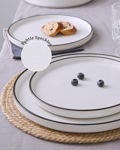 Famiware Nebula 16-Piece Stoneware Dinnerware Set with Pasta Bowls - Image 4