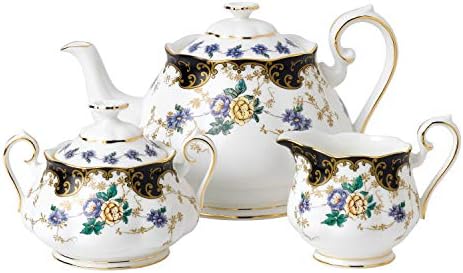 Royal Albert 100 Years 1910 3-Piece Set (Teapot, Sugar & Creamer), Duchess by RoyalAlbert