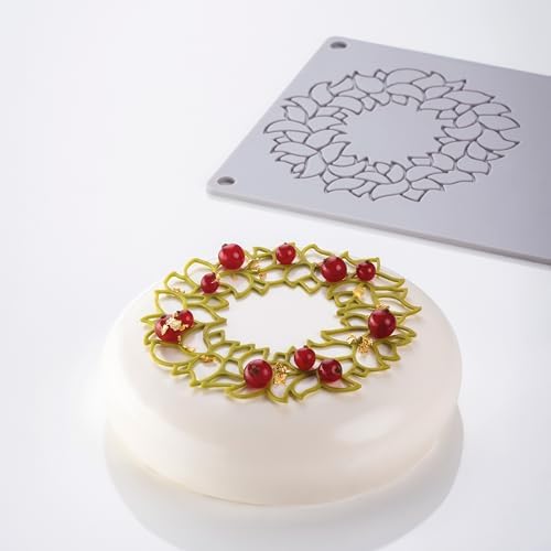 PAVONI Italia GG060 Grand Foliage Frame, 3 Pieces, Platinum Silicone, Mold, Confectionery Supplies, Chocolate Mold, Candy Mold, Decoration, Oven, Microwave, Dishwasher Safe, Freezer Safe - Image 6