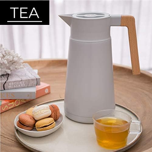 Thermal Coffee Carafe 68 Oz - Stainless Steel Insulated with Tea Infuser - Image 2