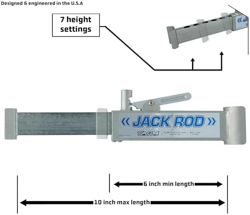 AGM Jack Rod Support Bar – 2 Ton Locking Bar - Image 4