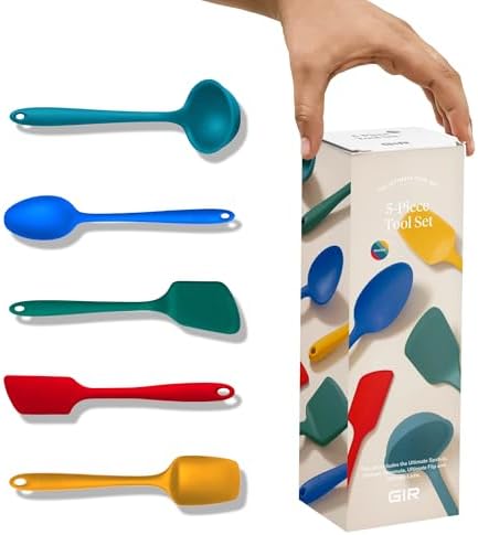 GIR: 5-Piece Silicone Ultimate Kitchen Utensils Set – Madrid by GIRGetItRight