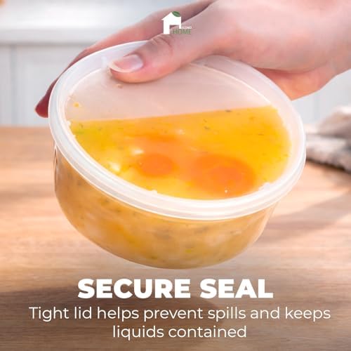 EconoHome Clear Deli Containers with Lids - 240-Pack, 16oz Plastic Containers with Lids for Food Storage, Meal Prep, Leftover, Restaurant Business, Takeout - Fridge, Microwave & Freezer-Safe - Image 4