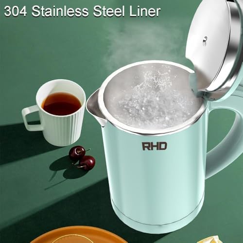 RHD 0.5L Small Portable Electric Kettle, 600W Stainless Steel Travel Kettle - Image 3