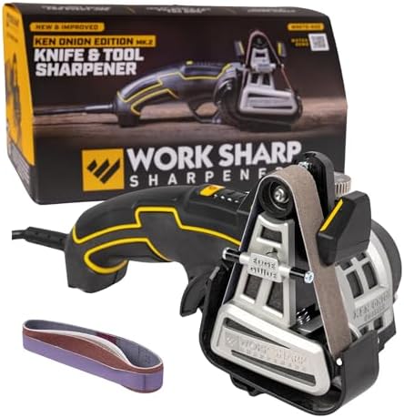 Work Sharp Ken Onion Knife Sharpener Tool - Adjustable Knife Sharpening System - For Knives, Scissors, Serrated Blades, & Tools by WorkSharp