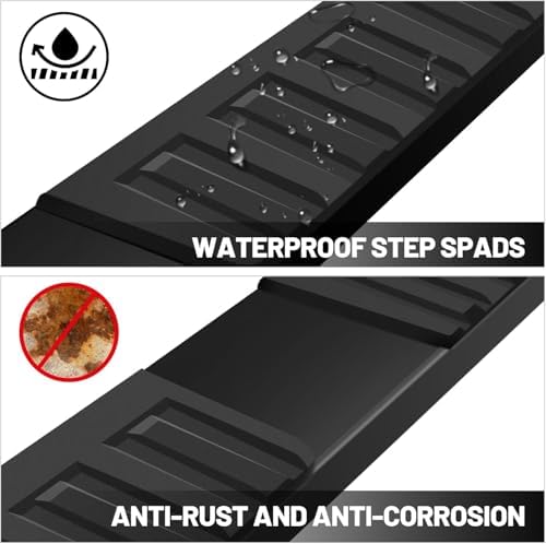 COMNOVA Running Boards for 2007-2018 Chevy Silverado Crew Cab(Diesel Model) - Image 5