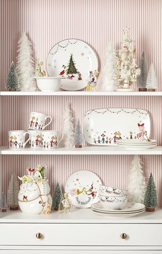 Lenox Grinchmas Christmas All-Purpose Bowls, Salad Bowl Set for 4 - Image 3