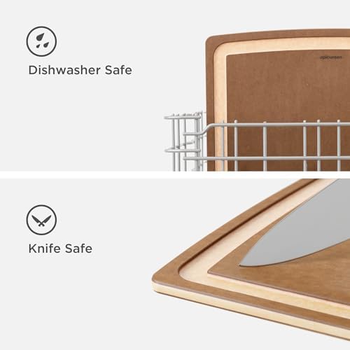 Epicurean Gourmet 14.5 x 11.25 Cutting Board, Nutmeg/Natural - Image 3