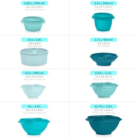 Tupperware Heritage 36-Piece Vintage Green Set (18 Containers, 18 Lids) - Image 7