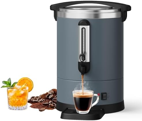 100 Cup Coffee Urn, 14 l Large Commercial Coffee Maker by PioneerWorks