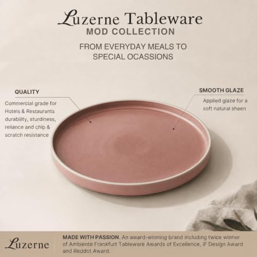 MOD Round Plate 10.75 Inch – Smoky Plum. Set of 6 - Image 5