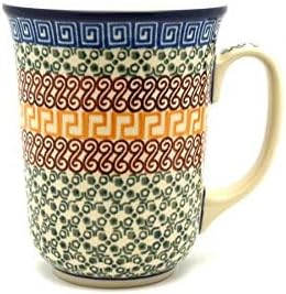 Polish Pottery Mug - 16 oz. Bistro - Autumn - Image 2