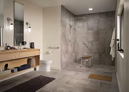 Moen BH3886CH Genta LX Chrome 6.8-in Wall Mount Towel Bar - Image 5