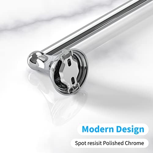 8Pcs Polished Chrome Bathroom Accessories Set Towel Racks for Bathroom - Image 3