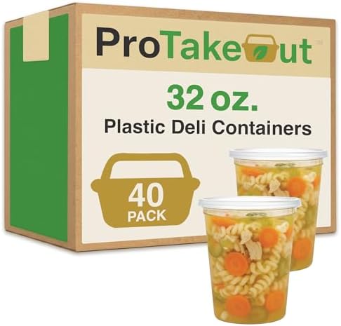 Reusable Plastic BPA-Free Food Storage Deli Container Leak‑Proof by ProTakeOut
