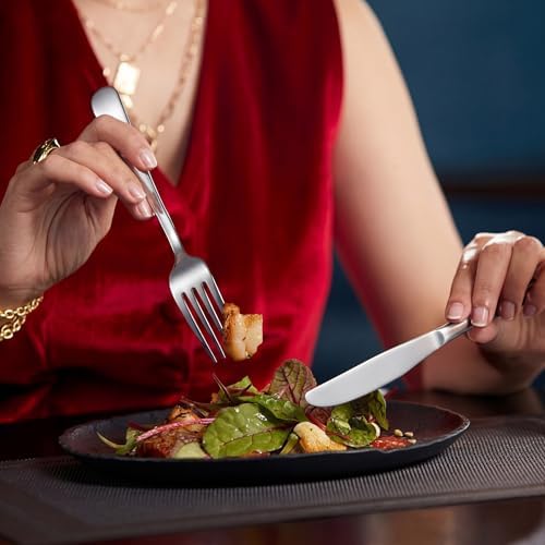 LIANYU 20 Piece Silverware Flatware Set, Stainless Steel Cutlery Set for 4 - Image 2