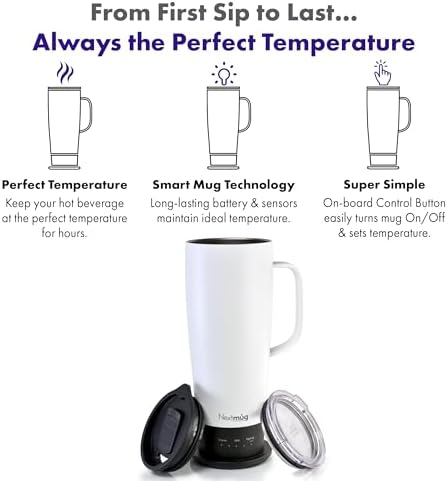 Nextmug Ultra - Temperature-Controlled, Self-Heating Travel Mug - Image 2
