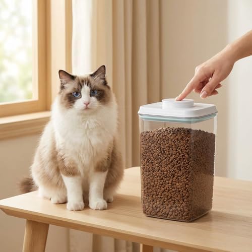 Dog-Cat Food Storage Containers 2 Pack, 4.2 Qt Each, Airtight - Image 6