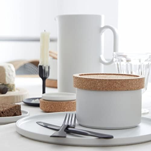 Costa Nova 5" Cork Trivet Lid - Redonda Collection, Natural | Heat Safe Tableware | Natural Portuguese Cork Material | Restaurant Quality Serveware - Image 5