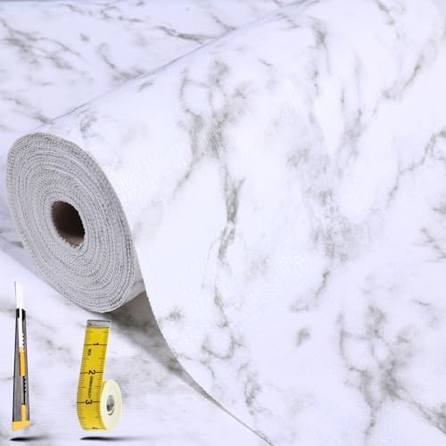 Shelf Liners for Kitchen Cabinets 17.3in x 30FT, Non Adhesive Drawer Liner by Adwann
