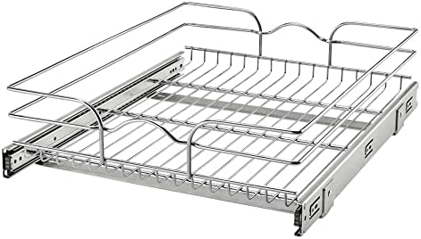Rev-A-Shelf Pullout Drawer Organizer for Kitchen Cabinets, 18" x 22" by Rev-A-Shelf