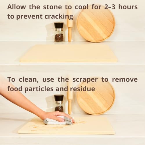 Colenza Large Oven Pizza Stone 22x16 Approx, Pizza Stone 22 Inch - Image 6