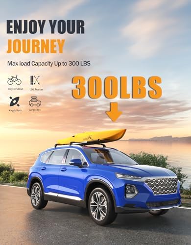 KINGGERI Roof Rack Cross Bars for 2019-2023 Hyundai Santa Fe & Hybrid - Image 3