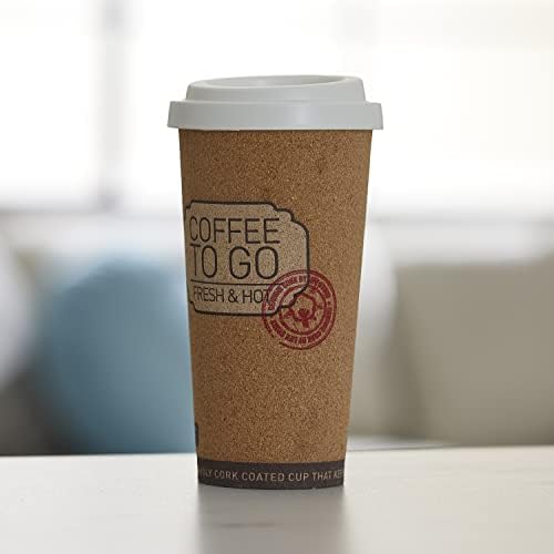 Life Story 8 Pack Corky Cup, 16 Oz Reusable Insulated Travel Mugs, Brown - Image 6