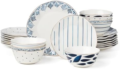 Lenox Blue Bay Porcelain 24-Piece Dinnerware Set for 8 by Lenox