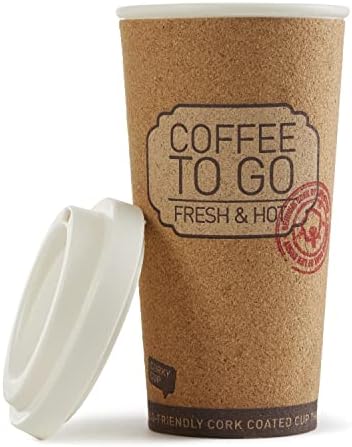 Life Story 8 Pack Corky Cup, 16 Oz Reusable Insulated Travel Mugs, Brown - Image 3