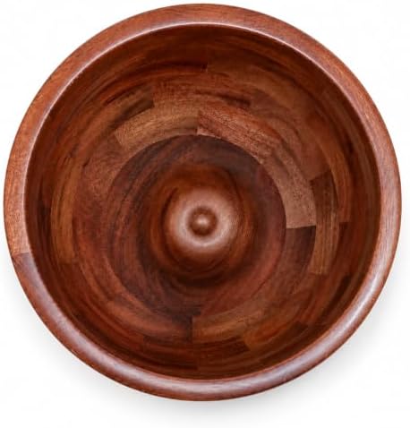 Premium Wood Mixing Bowl, Compatible with 4.5 & 5 QT KitchenAid Tilt-Head Stand Mixer. Kitchenaid Mixer Bowl with Stainless Steel Locking Base. Gift Idea - Image 2