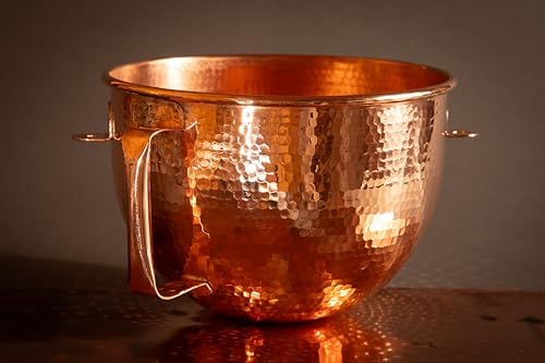 Sertodo Copper Mixing Bowl | Fits KitchenAid Lift Stand Mixer | 6 Qt - Image 2
