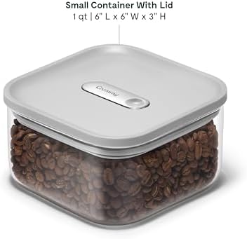 Caraway 1 qt Glass Airtight Food Storage Container with Lid - Image 3
