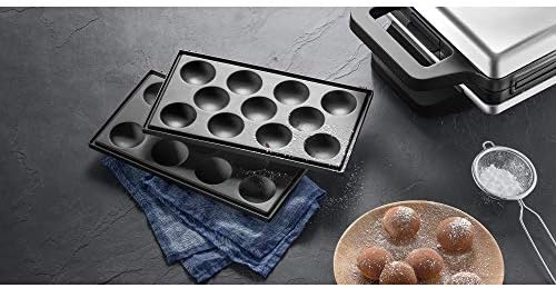 WMF Lono Snack Master Accessories, Muffin Plate Set, Cupcake Maker, 2 Removable Plate Sets, Non-Stick Coating - Image 2