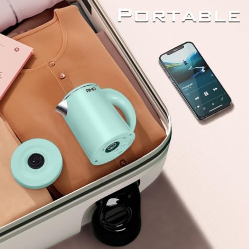 RHD 0.5L Small Portable Electric Kettle, 600W Stainless Steel Travel Kettle - Image 6