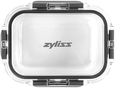 Zyliss Glass Food Storage Container 12.5oz, Shatter Resistant Borosilicate Glass, Airtight Leakproof Tritan Lid, BPA Free, Microwave, Freezer & Dishwasher Safe .37l/.39qt (6.2 x 4.7 x 2.2) - Image 5
